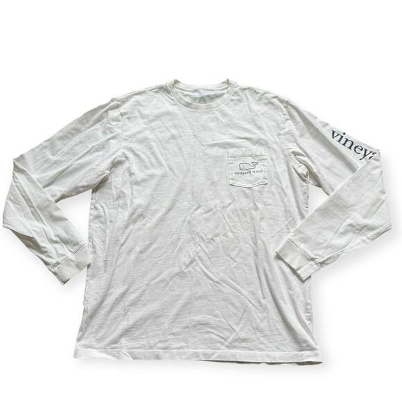 Vineyard Vines Other - Vineyard Vines Men's White Long Sleeve Logo T-Shirt - M
